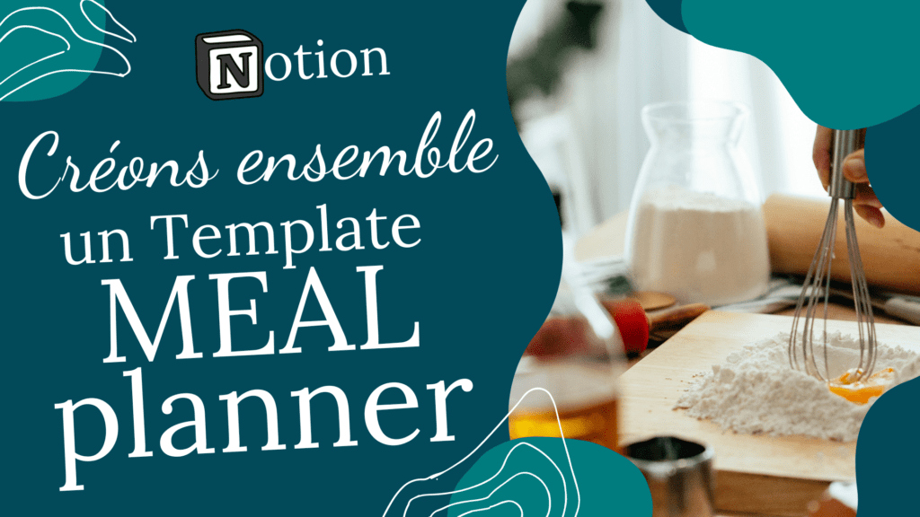 Vidéo YouTube le template meal planner