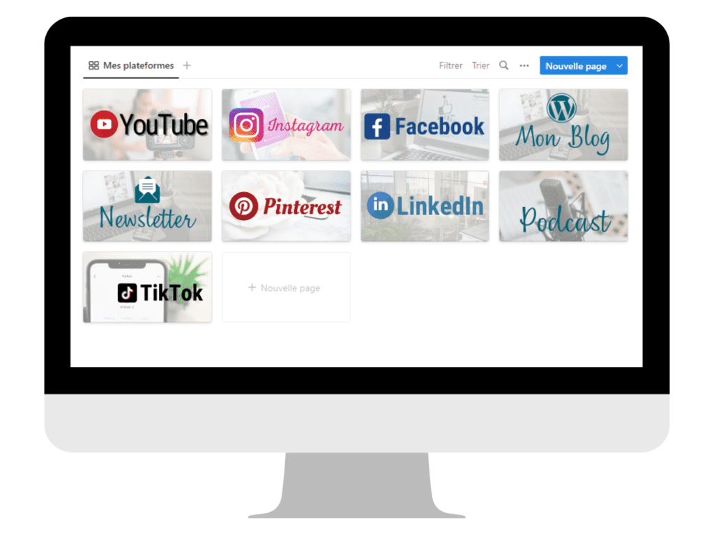 les templates notion calendrier éditorial